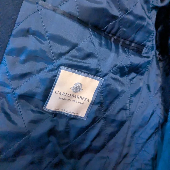 Men's Cashmere /Wool Overcoat - Picture 5 of 8